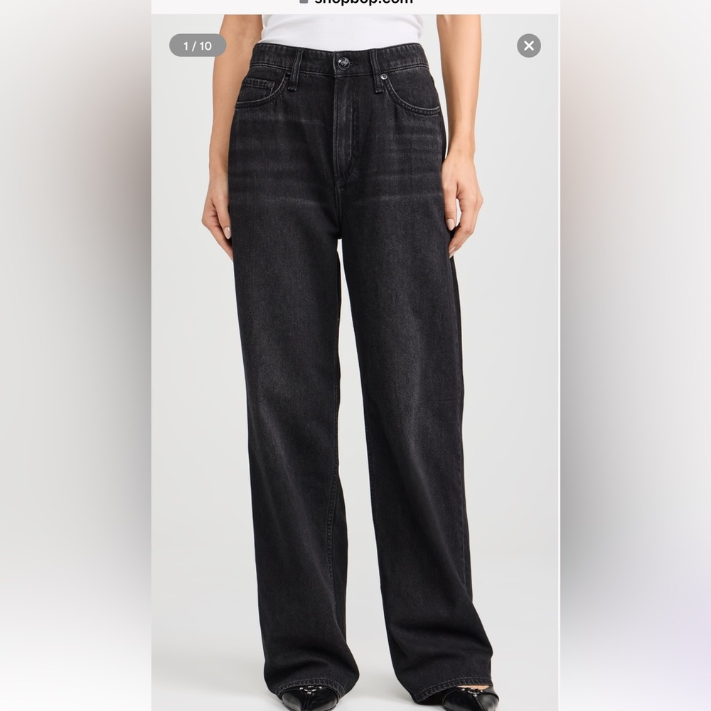 Rag & Bone color wash blackbird style Logan wide leg 27 EUC